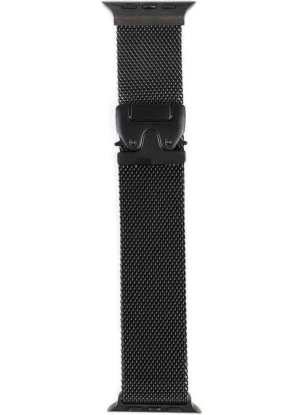 NSM Tech - Watch Ultra 49MM Krd-25 Metal Mesh Strap-Black - Image 1