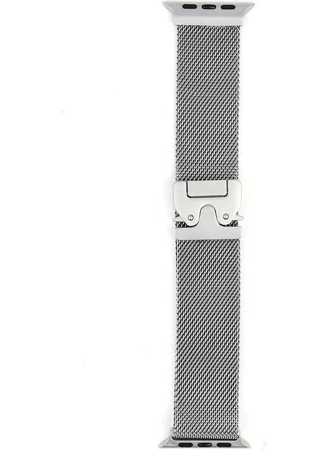 NSM Tech - Watch Ultra 49MM Krd-25 Metal Mesh Strap-Black - Image 1
