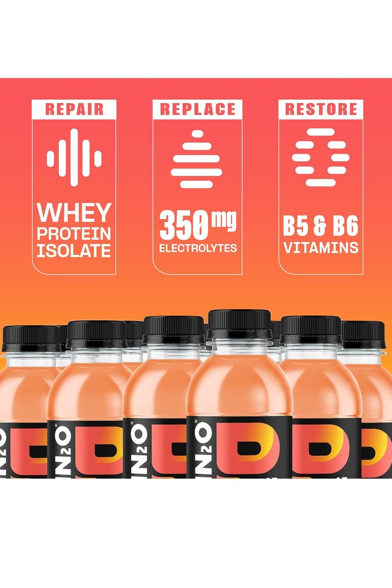 بروتين 20 ماء مملوء بالبروتين بالإضافة إلى الطاقة مع الخوخ والمانجو 500 مل، عبوة من 12 قطعة - Image 5