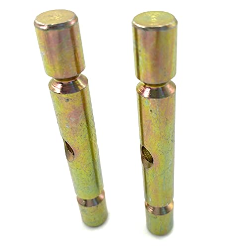 BRGMAX 2 Pcs 2205063 Heavy Duty Shear Pin for Polaris ATVs Snow Plow Glacier Pro (Yellow) - Image 1