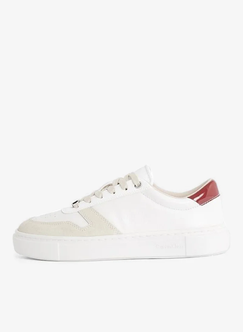 CALVIN KLEIN LACE UP CUPSOLE TRAINERS