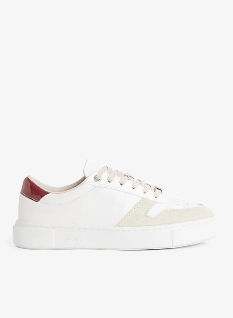CALVIN KLEIN LACE UP CUPSOLE TRAINERS