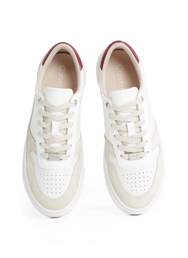 CALVIN KLEIN LACE UP CUPSOLE TRAINERS