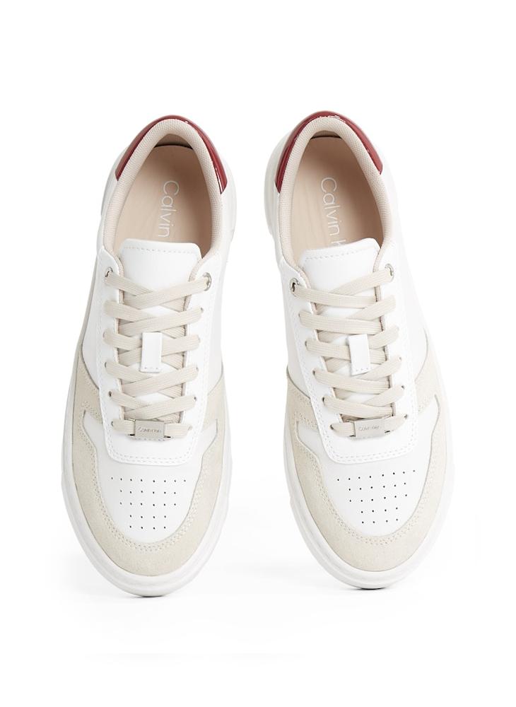 CALVIN KLEIN - LACE UP CUPSOLE TRAINERS - Image 1