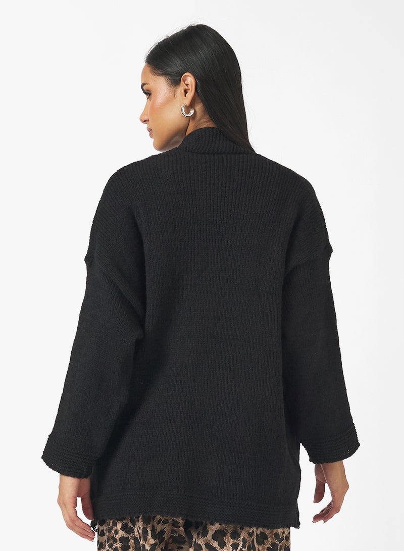 جينجر كارديجان طويل محبوك بجيوب - Image 2