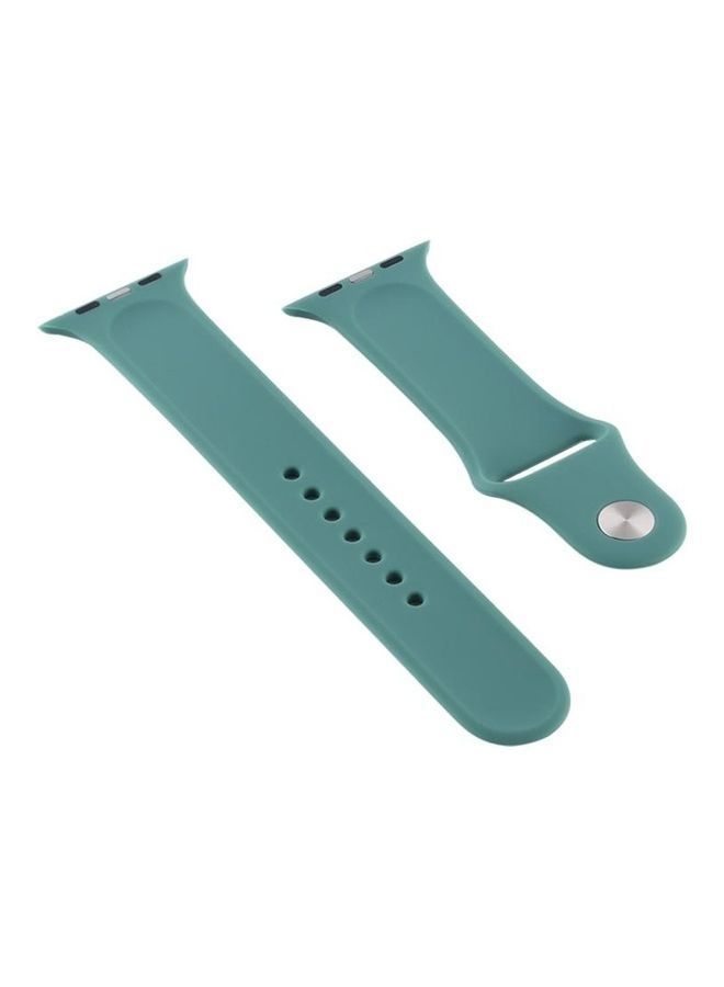 NIBEMINENT Replacement Watchband for Apple Watch Series 7/6/5/4/3/2/1/SE 42/44/45mm Blue - Image 2