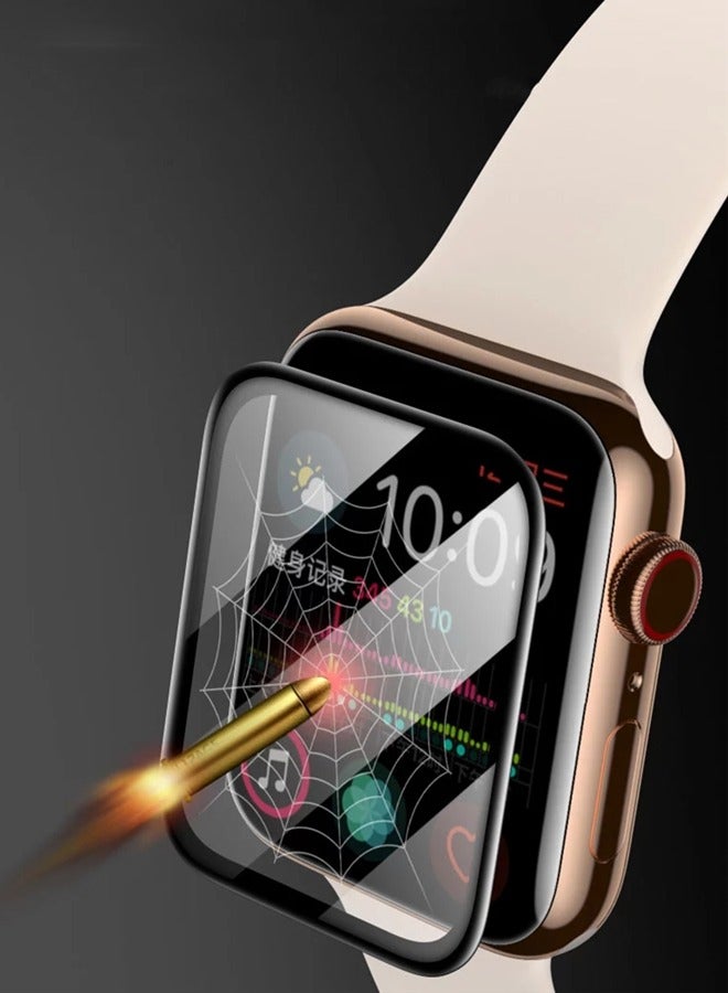 3-Piece Screen Protection Film Curved Surface Design Seamless Hd Watch Film High Quality Soft Scratch-resistant Suitable For Apple Watch 7 High Transparent Waterproof And Shatter-resistant Multilaye - Image 4