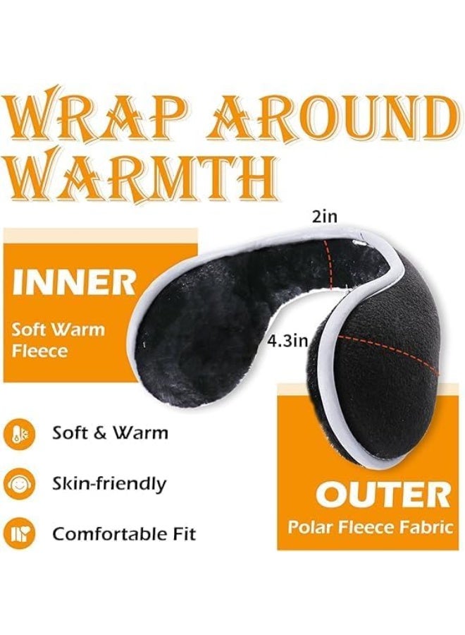 HZYH Reflective Winter Earmuffs for Women & Men - Adjustable, Portable, and  Stylish - Image 3