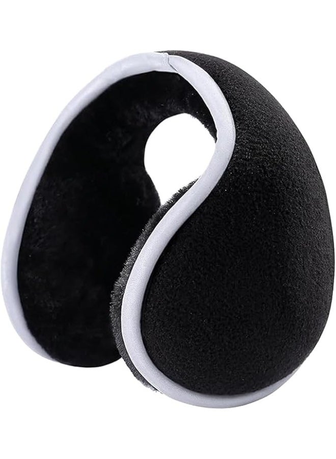 HZYH Reflective Winter Earmuffs for Women & Men - Adjustable, Portable, and  Stylish - Image 1