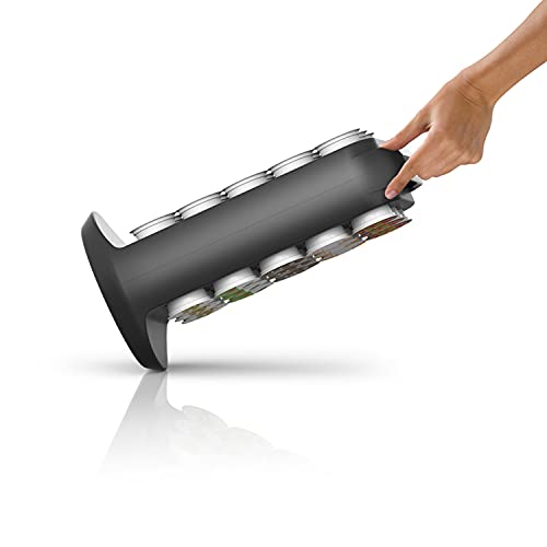 Mind Reader Single Serve Coffee Pod Storage, 30 Pod Capacity, Countertop Organizer, 6.75"L x 6.25"W x 12.5"H, Black - Image 5