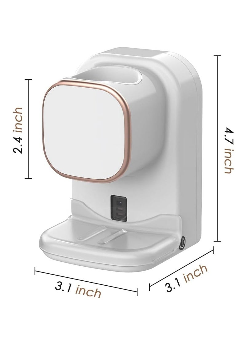 Generic - Automatic Toothpaste Dispenser with Sensor, Toothpaste Squeezer, Wall Mounted Toothpaste Dispenser for Kids (White) - Image 1