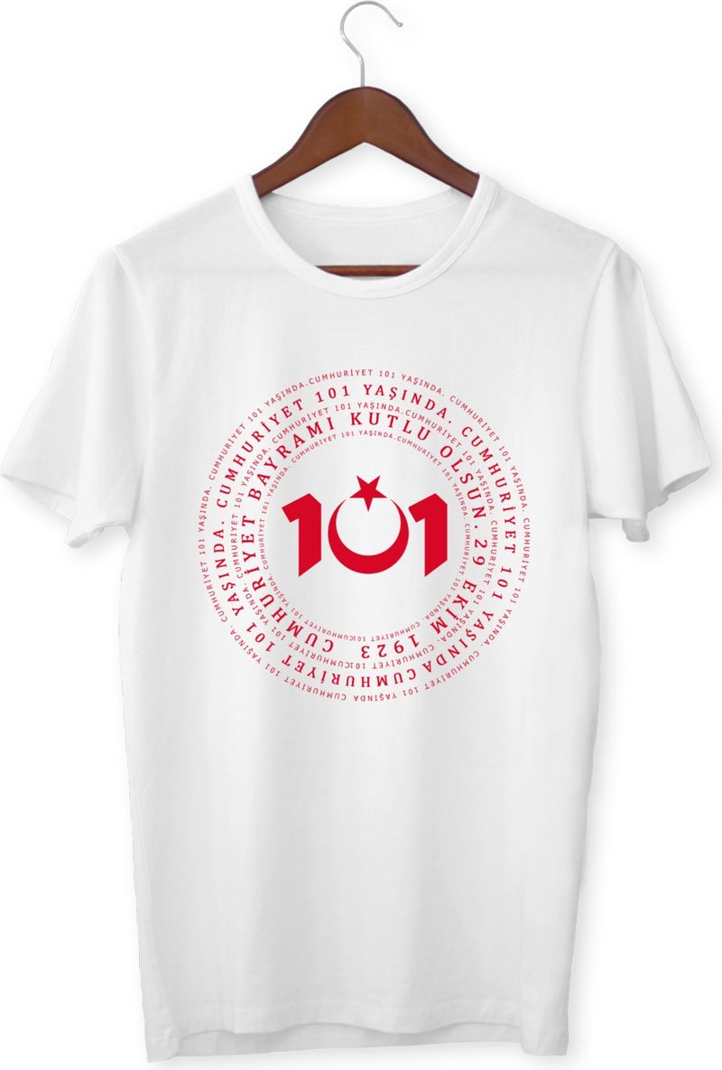 Alpşan Ticaret 29 October Republic Day T-Shirt 29 October T-Shirt 101st Year Special Design T-Shirt  - Image 1