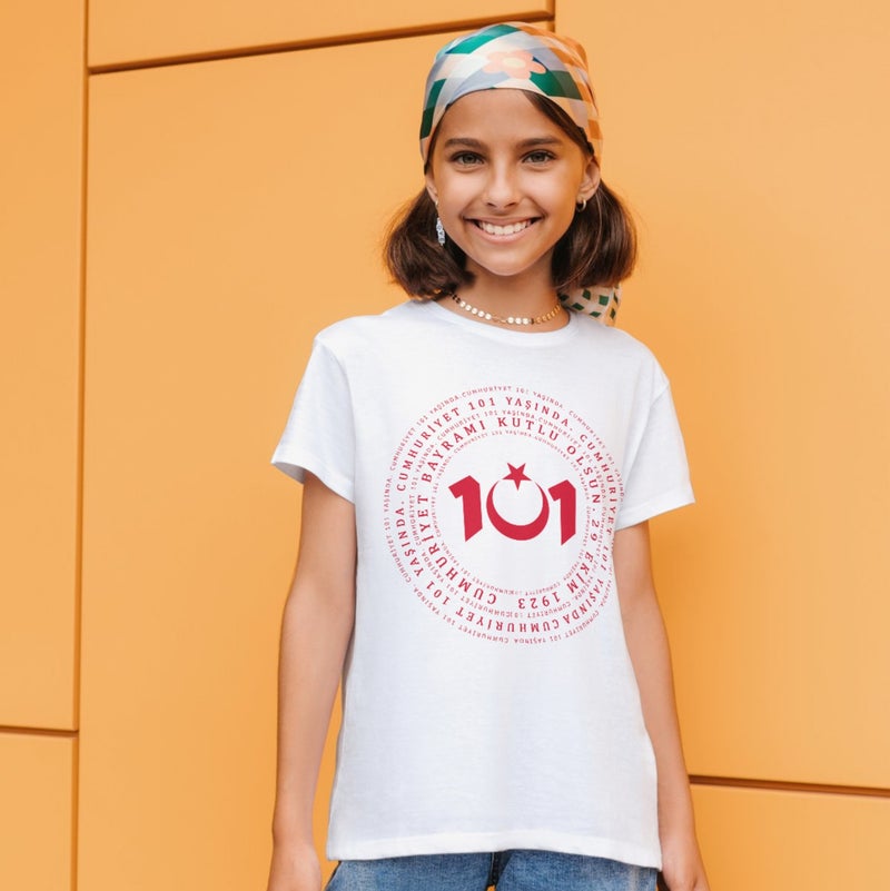 Alpşan Ticaret 29 October Republic Day T-Shirt 29 October T-Shirt 101st Year Special Design T-Shirt  - Image 3