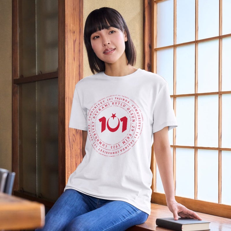Alpşan Ticaret 29 October Republic Day T-Shirt 29 October T-Shirt 101st Year Special Design T-Shirt  - Image 5
