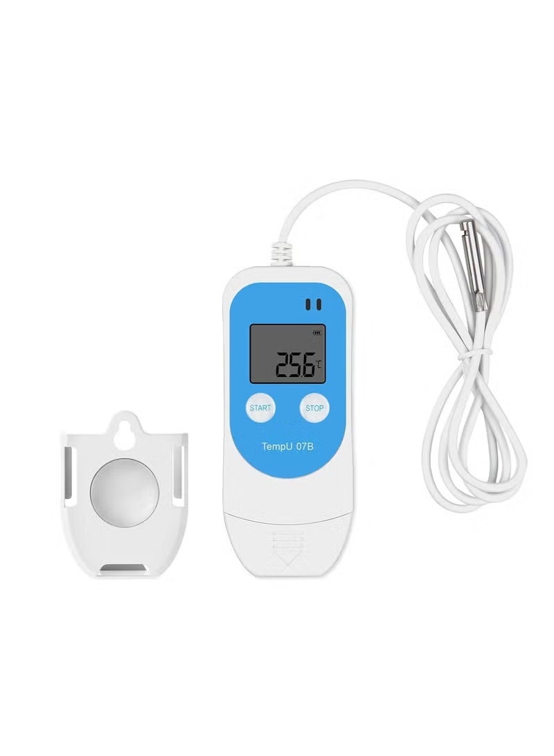 WALALLA Temperature Humidity Data Logger with Probe,Digital Humidity Logger USB Temp Recorder 34560 Groups,Industrial Data Logger Thermometer with Auto PDF&CSV Report for Freezer Refrigerator RH Monitor - Image 2