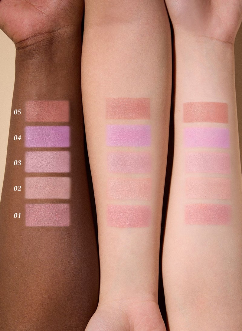 Flower Knows The Sweetie Bear Collection Silk Satin Blush 04 Berry Parfait – Strawberry Pink Soft Glow Cheek Color - Image 4