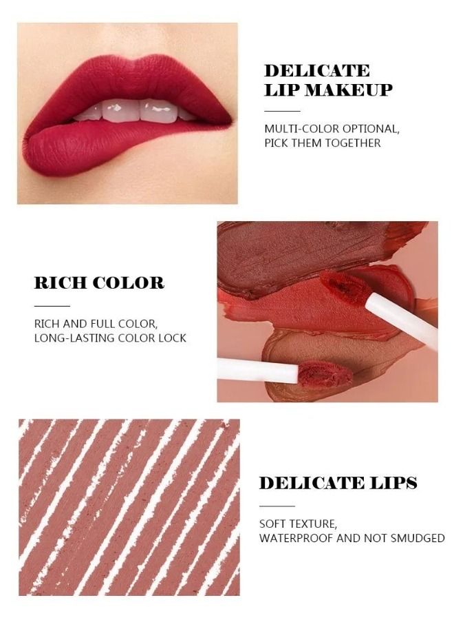 AMYTIS GARDEN 12 Pieces Nude Long Lasting Liquid Lipstick Gift Set - 12 Color  - Image 4