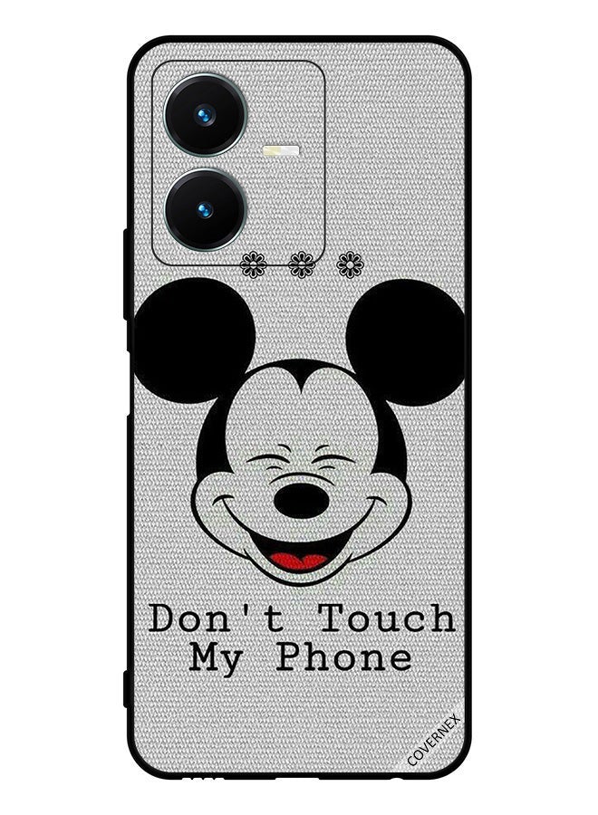 Covernex Protective Case Cover For vivo Y22 Don't Touch My Phone Mickey - Image 1