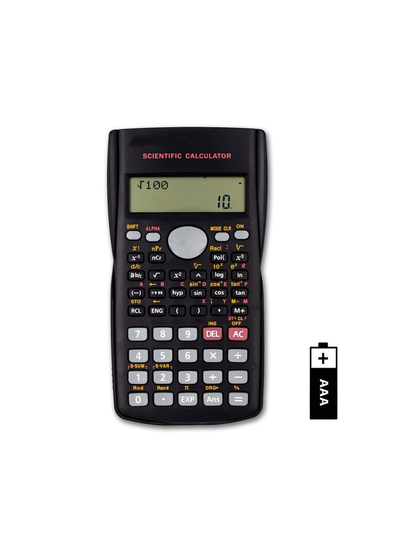 Generic Scientific Calculator, Engineering Scientific Calculator with 240 Function, Digital LCD Scientific Calculator with 2-Line Display Suitable for Student Teachers  - Image 1