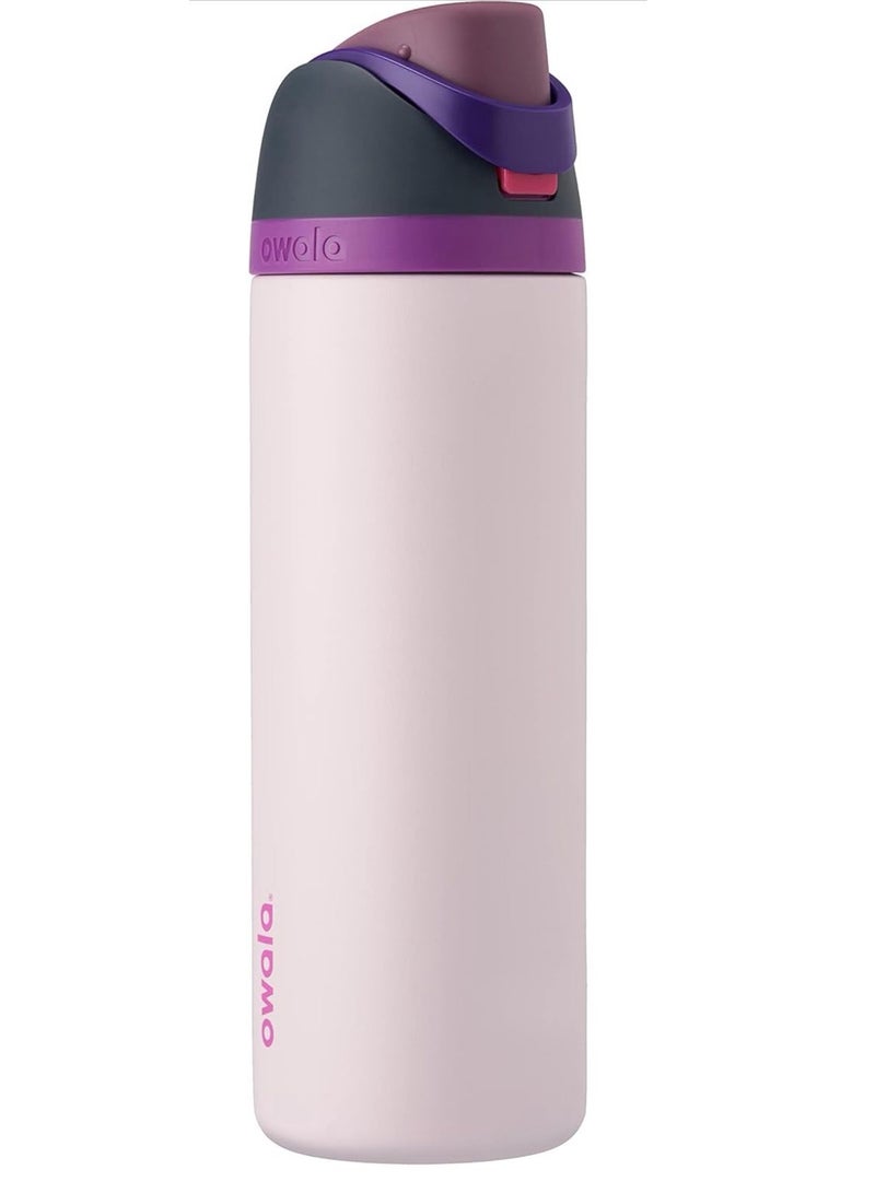 Owala Owala FreeSip Insulated Stainless Steel Water Bottle with Straw for Sports and Travel, BPA-Free, 32oz, Drem  - Image 1