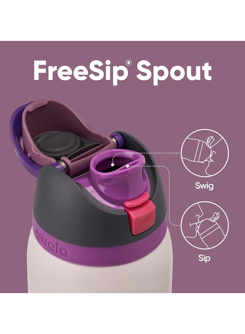Owala Owala FreeSip Insulated Stainless Steel Water Bottle with Straw for Sports and Travel, BPA-Free, 32oz, Drem  - Image 2