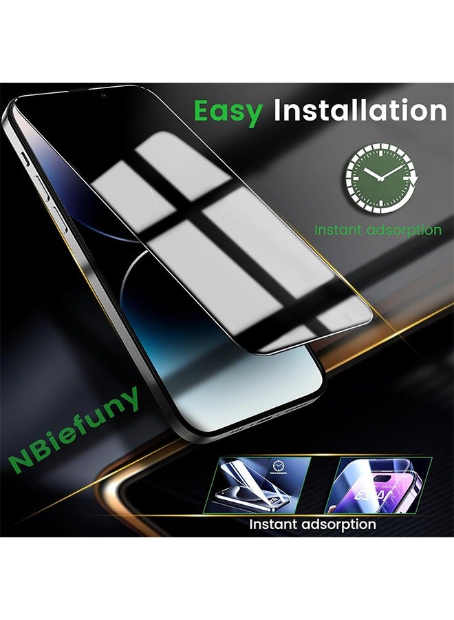 3 PCS Privacy Screen Protector for iPhone 14 Pro 6.1 Inch  Anti-Glare Anti-Spy Screen Protector Film Full Coverage Anti-Peeping 9H Hardness, Anti-Scratch, Touch Sensitive - Image 5