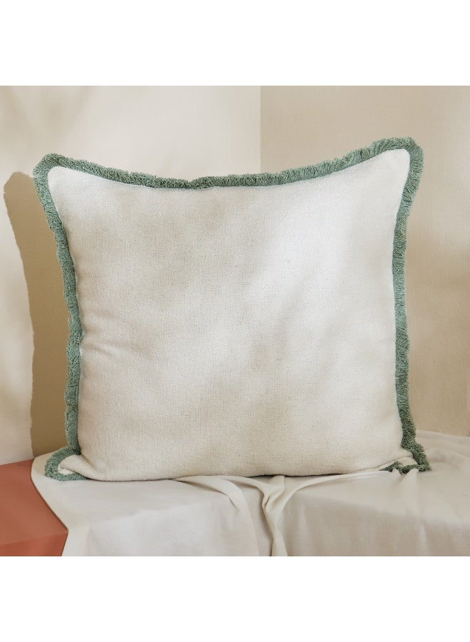 Home Box Cozy Solid Fringe Filled Cushion Set for Home - Image 2