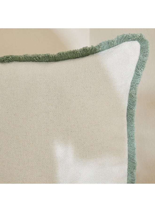 Home Box Cozy Solid Fringe Filled Cushion Set for Home - Image 3