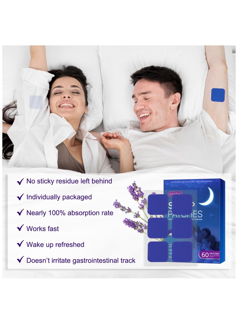 Sefudun Sleep Patches, Deep Sleep Patches For Adults, Natural Deep Sleep Patches With Quick Acting Ingredients, Sleep Patches For Women, Men And Seniors, 60 Patches - Image 4
