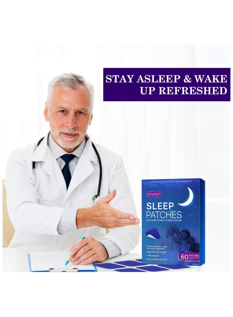 Sefudun Sleep Patches, Deep Sleep Patches For Adults, Natural Deep Sleep Patches With Quick Acting Ingredients, Sleep Patches For Women, Men And Seniors, 60 Patches - Image 3