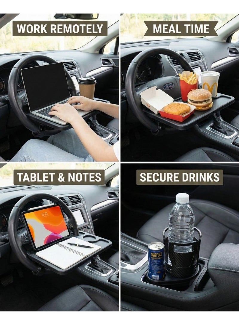 بورت باي "مكتب عجلة القيادة وحامل كوب ماء" - Image 3