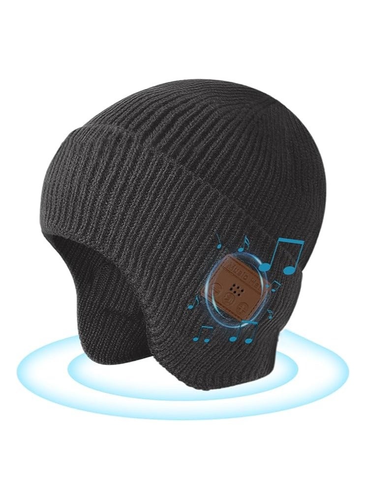 general Music Beanie, Blue Tooth Music Hat Knit Beanie Hat Acrylic Winter Hats for Women Men Soft Warm Unisex Beanie Wireless Headphone for Outdoor Sports  - Image 5