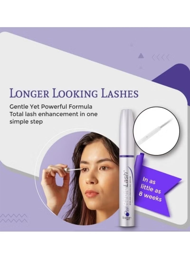 RapidLash Eyelash Enhancing Serum for Longer, Thicker Lashes, 3ml (2 Pieces) - Image 5