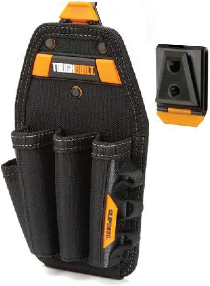 TOUGHBUILT - Screwdriver Pouch | 7 Pockets & Loops, 3 Snug-fit Screwdriver Loops, Pencil Pocket/Holder, Tool Holster Accessories, Multi-Tool Organizer (ClipTech Hub & Belts) - (TB-CT-36-4) - Image 1