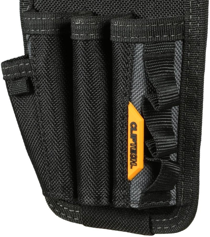TOUGHBUILT - Screwdriver Pouch | 7 Pockets & Loops, 3 Snug-fit Screwdriver Loops, Pencil Pocket/Holder, Tool Holster Accessories, Multi-Tool Organizer (ClipTech Hub & Belts) - (TB-CT-36-4) - Image 2