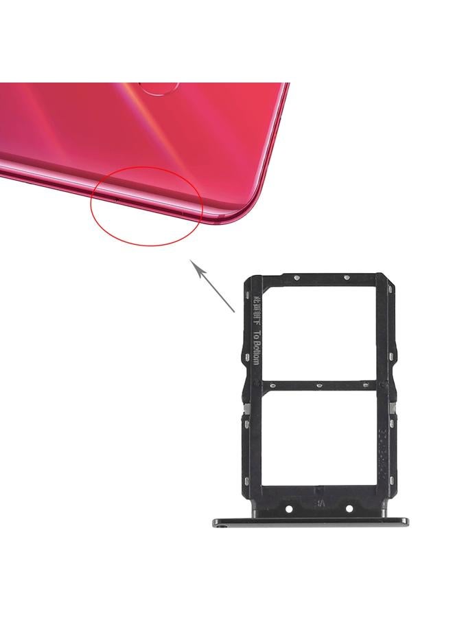 erorex SIM Card Tray + SIM Card Tray for Huawei Nova 4 (Black) - Image 4