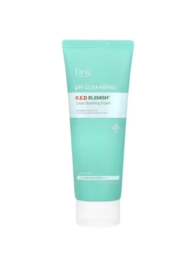 دكتور جي Dr. G, pH Cleansing R.E.D Blemish Clear Soothing Foam - Image 1