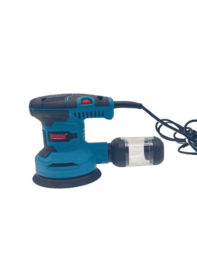 BONAI BN-GW2-125 Orbital Sander, 1000W, 230-240V, 6-Speed, 125mm Pad, Self-Vacuum Dust Collection, Includes P60, P80, P120 Sandpapers, 7000-13000rpm. - Image 2