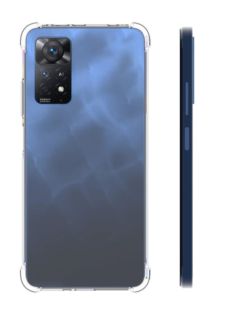 ten.tech Ten Tech Transparent cover with anti-shock corners made of heat-resistant polyurethane for Xiaomi Redmi Note 11 Pro – Transparent - Image 1