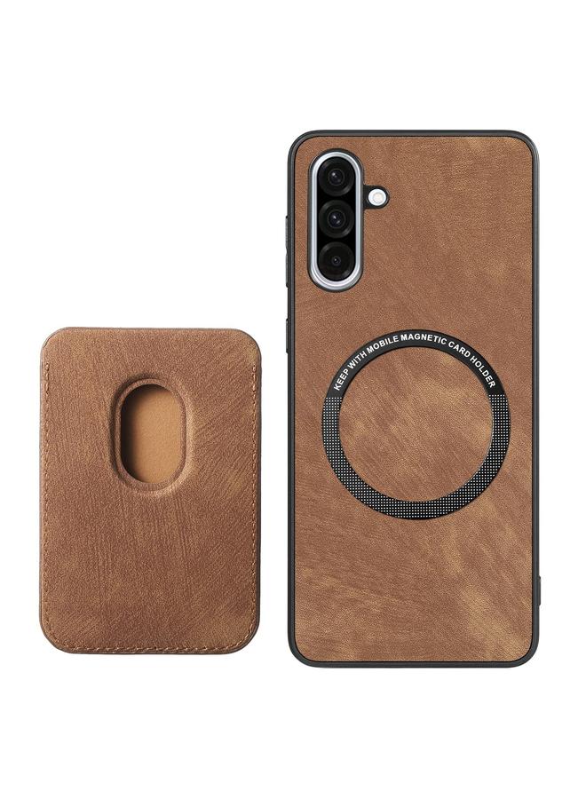 S-TOP Case For Samsung Galaxy A36 Retro Leather Card Bag Magnetic Phone Case - Image 3