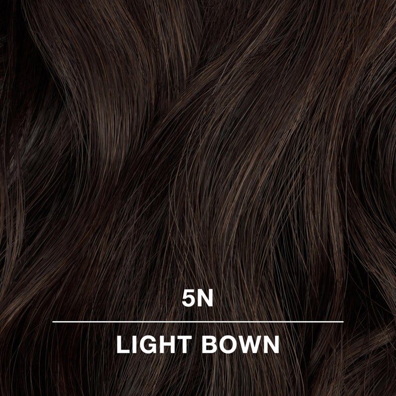 COLORCHARM Permanent Cream Hair Color, 5N Light Brown, 2 oz. - Image 2