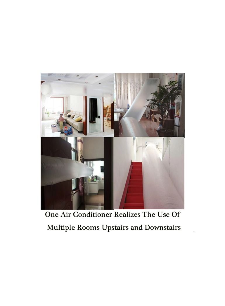 1-Piece Flat Lay Diameter 60CM Cold Air Conveying Bag,Lenth 10 Meter,Colour White - Image 4