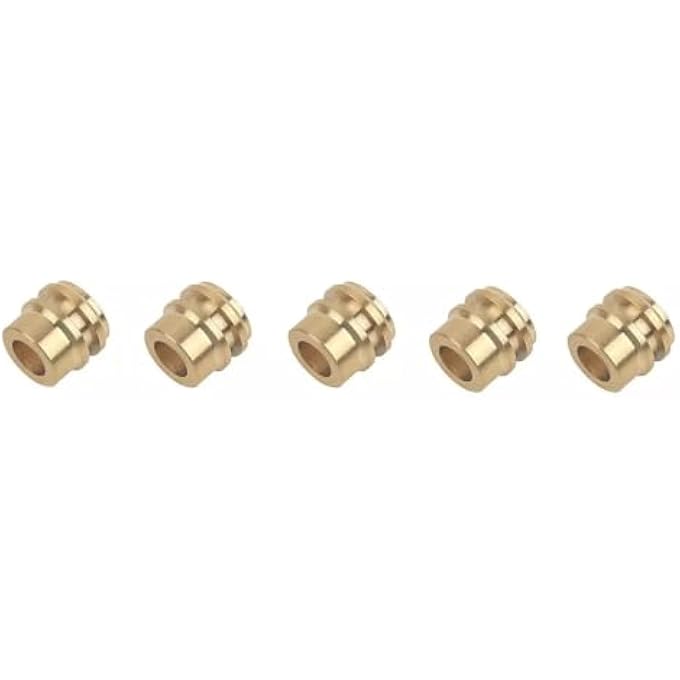 TC COMPRESSION RADIATOR VALVES BRASS INSET REDUCER 15MM TO 10MM - PACK OF 5