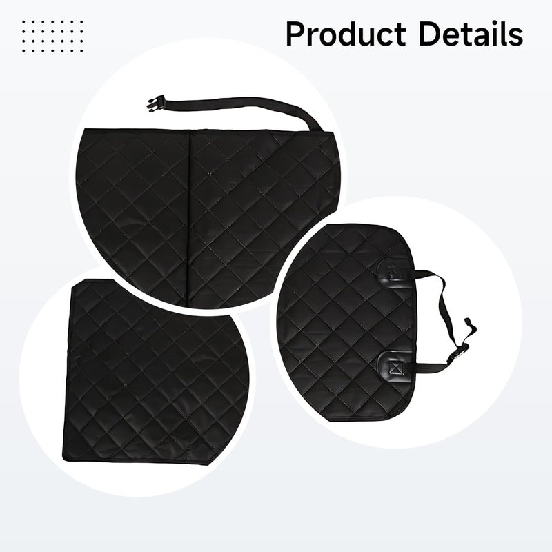Car Seat Cover for Dogs, Front Seat Cover - Waterproof, Black, Suitable for Small Medium Dogs - Image 2