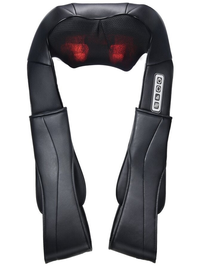 PureHeal Neck and Shoulder Massager, Electric Shiatsu Back Massager with Heat, with 3D Rotation and Heat Function, 3 Speeds Electric Shiatsu Relieves Muscles, Home Office Car - Image 1