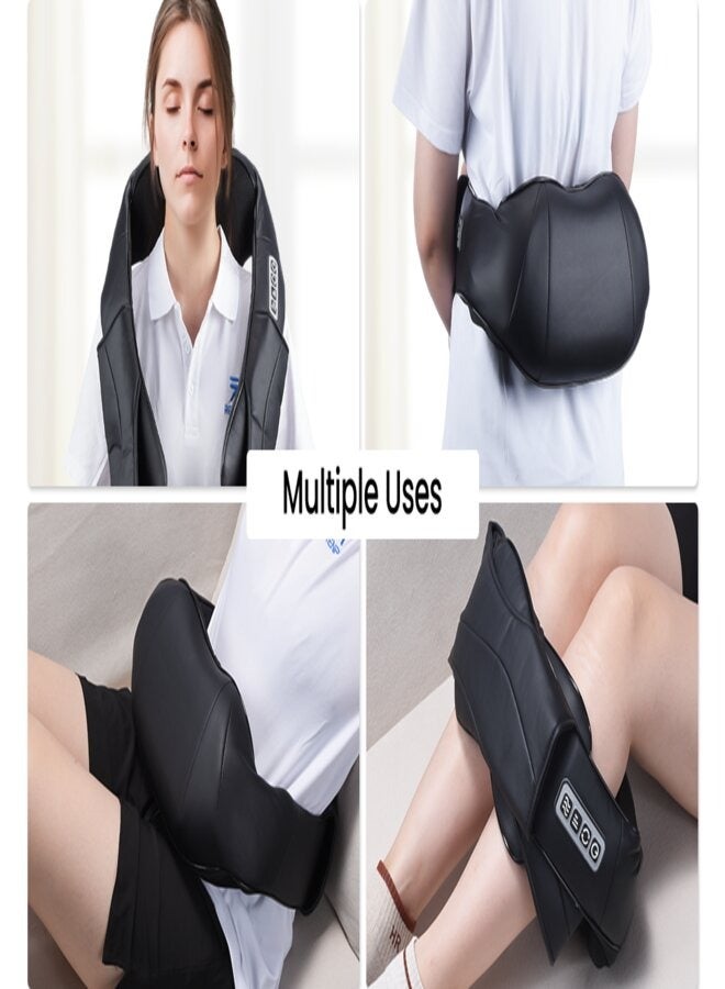 PureHeal Neck and Shoulder Massager, Electric Shiatsu Back Massager with Heat, with 3D Rotation and Heat Function, 3 Speeds Electric Shiatsu Relieves Muscles, Home Office Car - Image 4