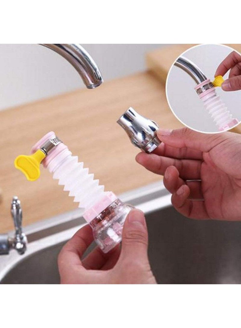 Sweet seven 2Pcs Faucet Extender - Kitchen Water Saving Sprayer, 720° Rotating Telescopic Splash Head, Universal Bathroom Sink Tap Attachment - Image 4