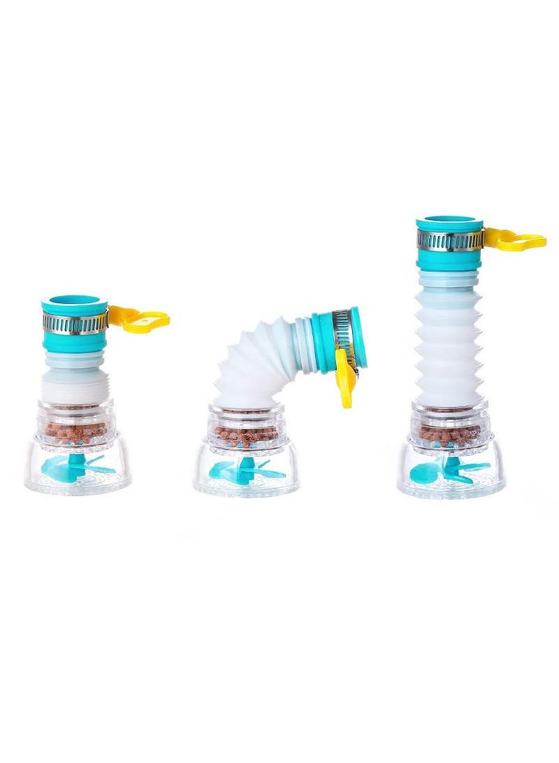 Sweet seven 2Pcs Faucet Extender - Kitchen Water Saving Sprayer, 720° Rotating Telescopic Splash Head, Universal Bathroom Sink Tap Attachment - Image 5