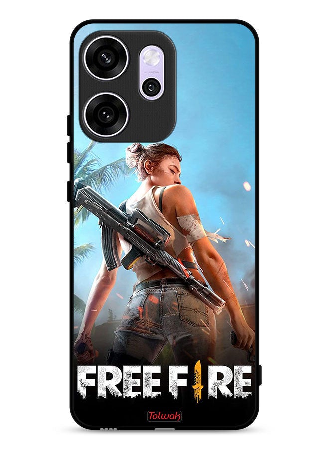 Tolwak Oppo Reno14 F Protective Case Cover Free Fire