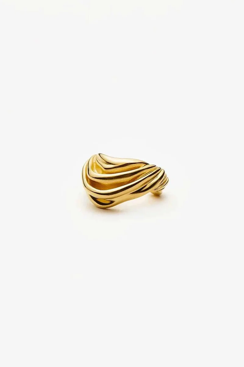 Missoma MARK GONG DRAPED EAR CUFF